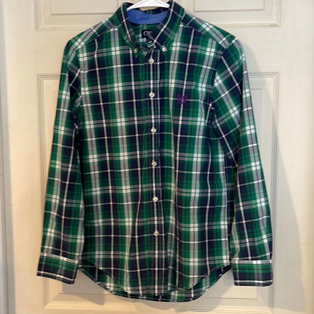 Chaps Boys Button Down long Sleeve Shirt